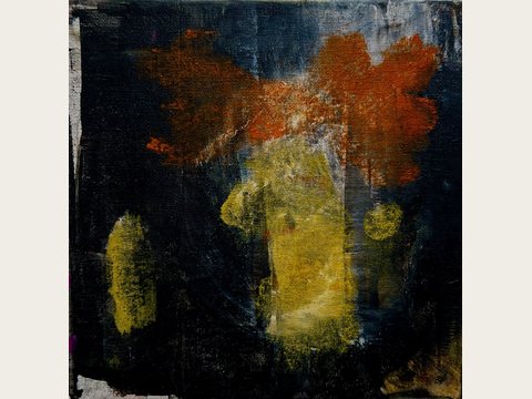 Tipsy — Oil and cold wax on birch panel
