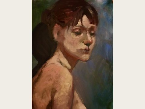 Figure Study — Oil on canvas