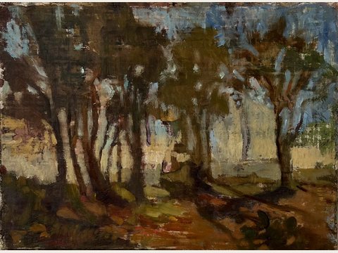 Early Morning Glow — Oil on birch panel