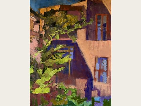Santa Fe Commons — Oil on linen